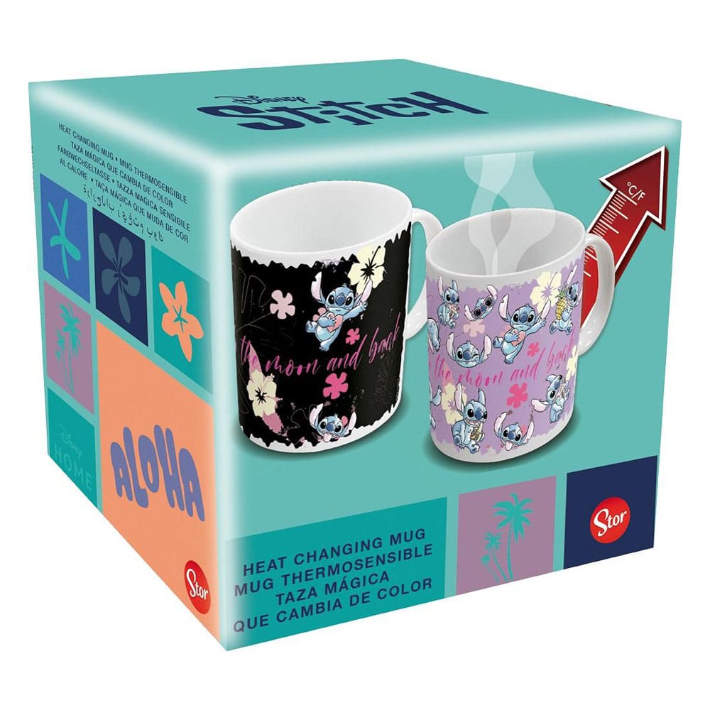 Lilo & Stitch mug effet thermique Stitch & Angel 325 ml