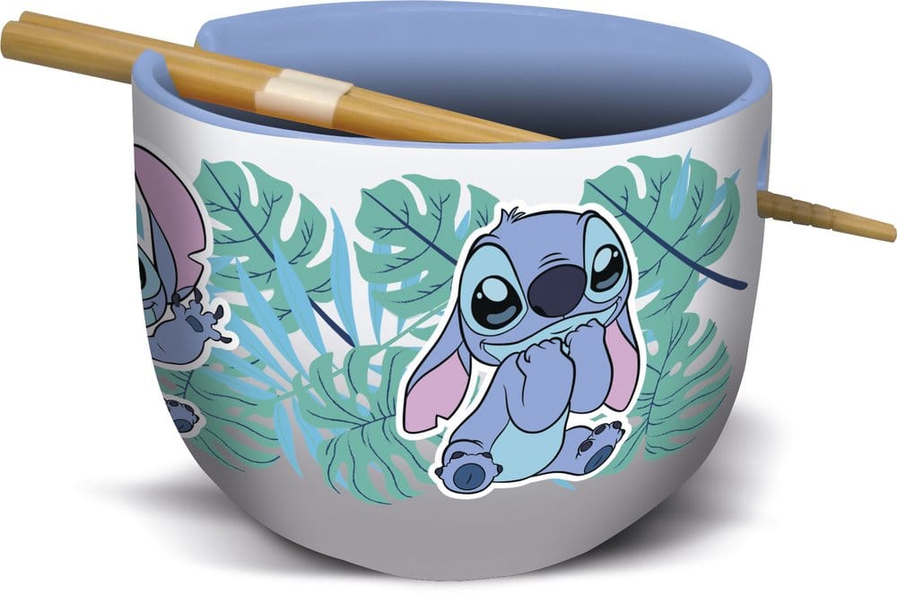 Lilo & Stitch bol à ramen avec baguettes Stitch Aloha