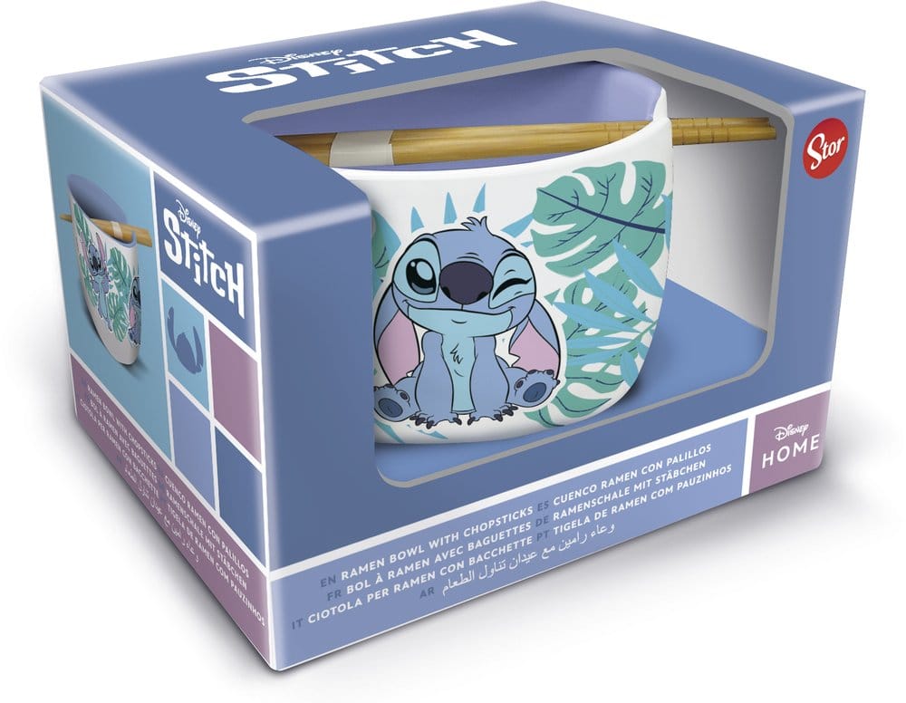 Lilo & Stitch bol à ramen avec baguettes Stitch Aloha