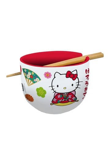 Sanrio bol à ramen avec baguettes Hello Kitty Japan