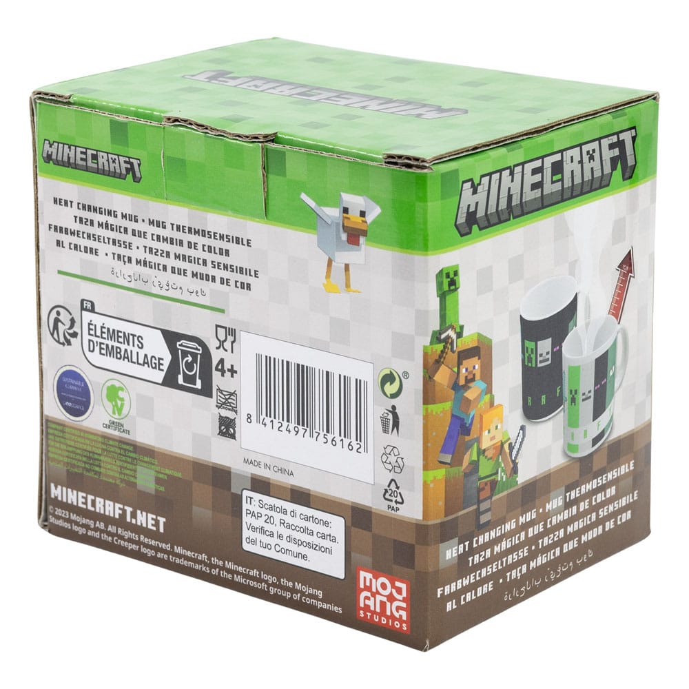 Minecraft mug effet thermique Squared Pattern 325 ml