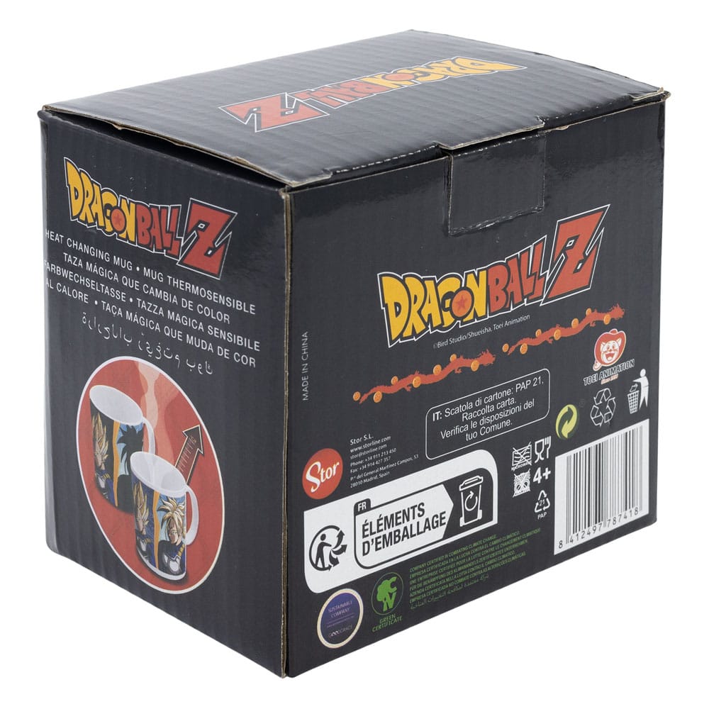 Dragon Ball Z mug effet thermique Vegeta & Goku 325 ml