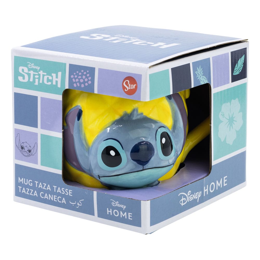 Disney - Tasse 3D en céramique Stitch Ananas - 414ml