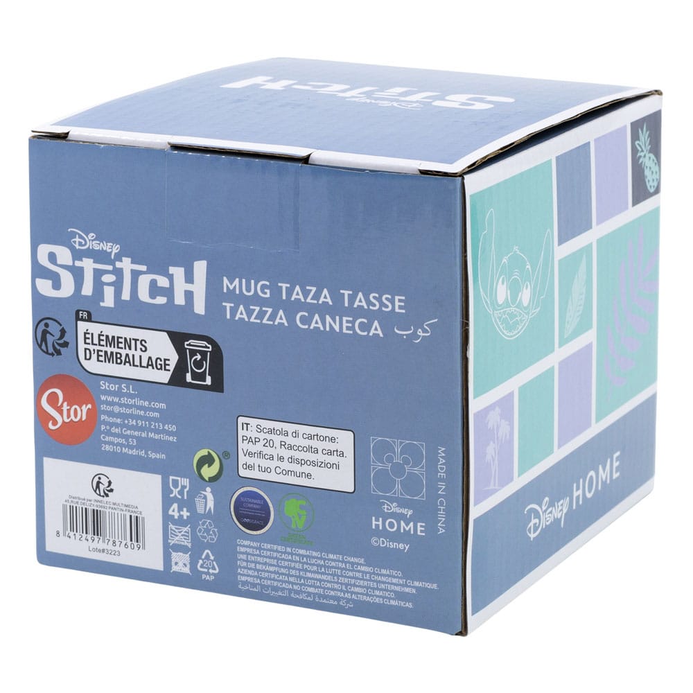 Disney - Tasse 3D en céramique Stitch Ananas - 414ml
