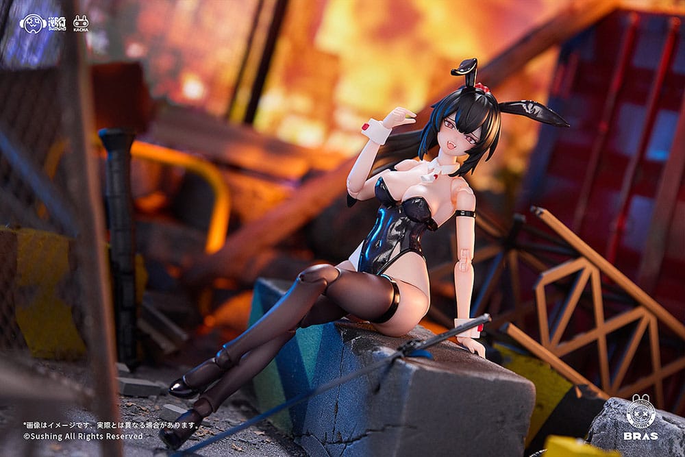 Bunny Rapid Action Squad figurine 1/12 Attacker Runa 16 cm
