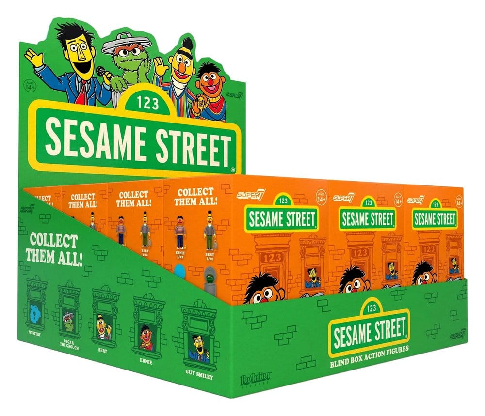 1, Rue Sésame figurine Blind Box Wave 3 Display (12)