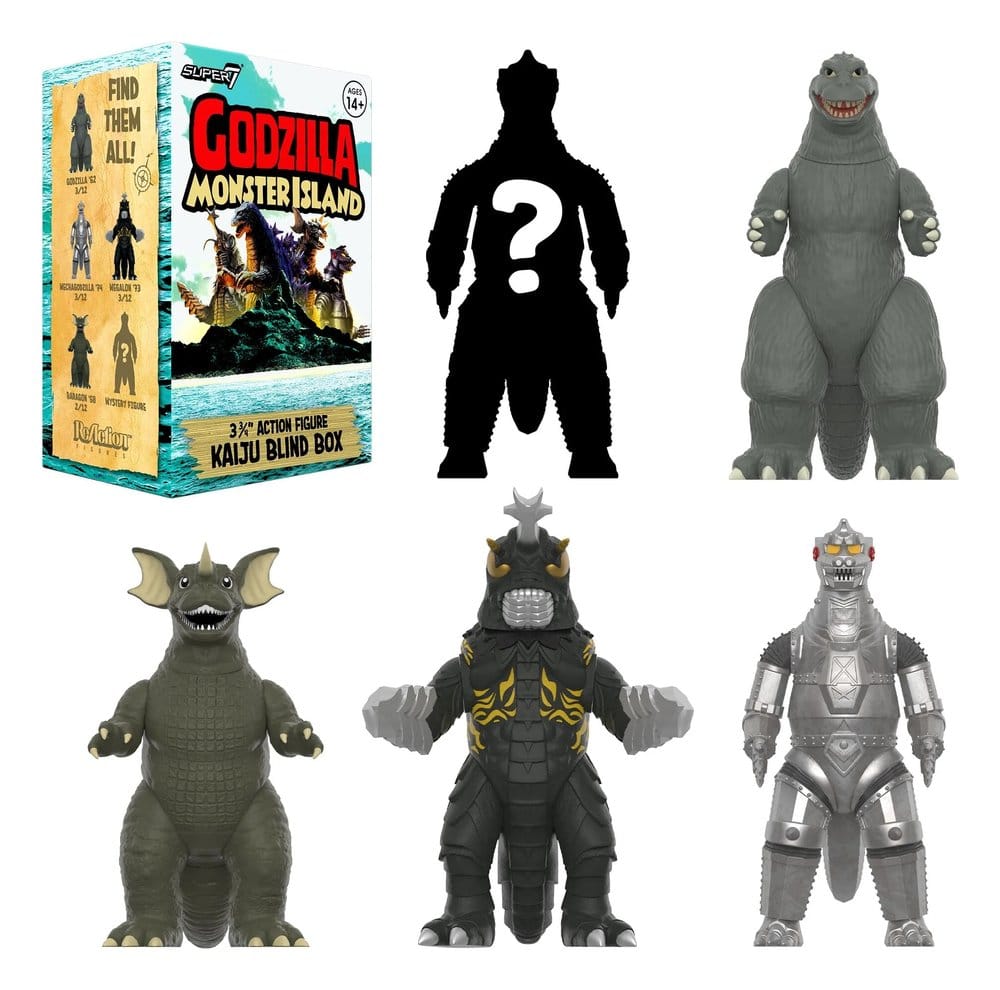 Godzilla Toho (Monster Island) figurine Blind Box Wave 7 Display (12)