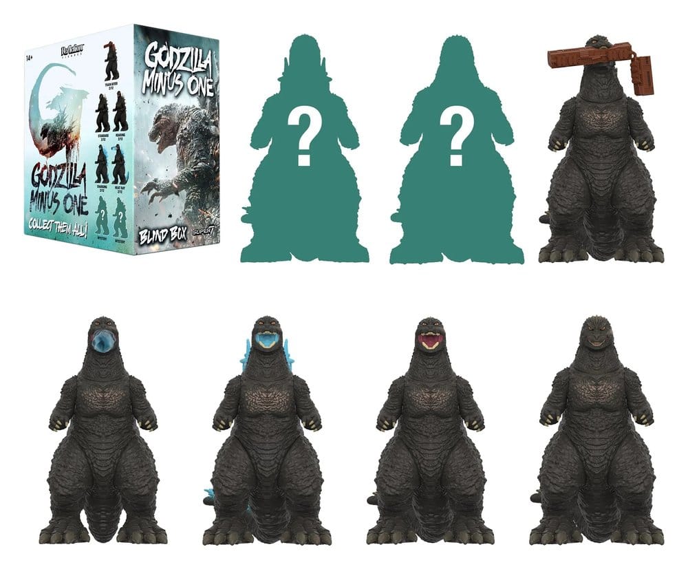 Godzilla Toho (Minus One) figurine Blind Box Wave 8 Display (12)