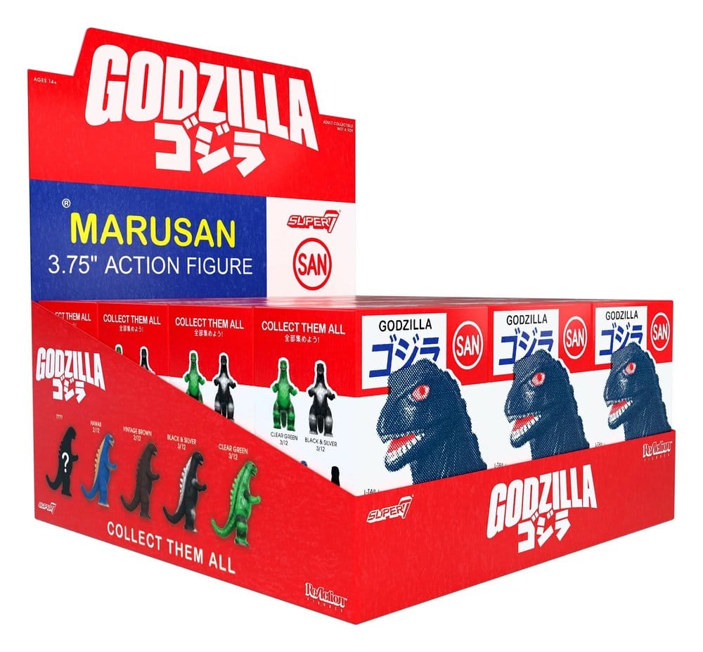Godzilla Toho (Marusan) figurine Blind Box Wave 6 Display (12)