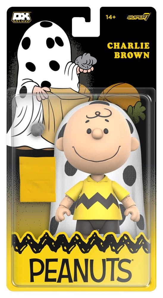 Peanuts Deluxe Wave 01 Figurine Charlie Brown (with Ghost Sheet) 18 cm