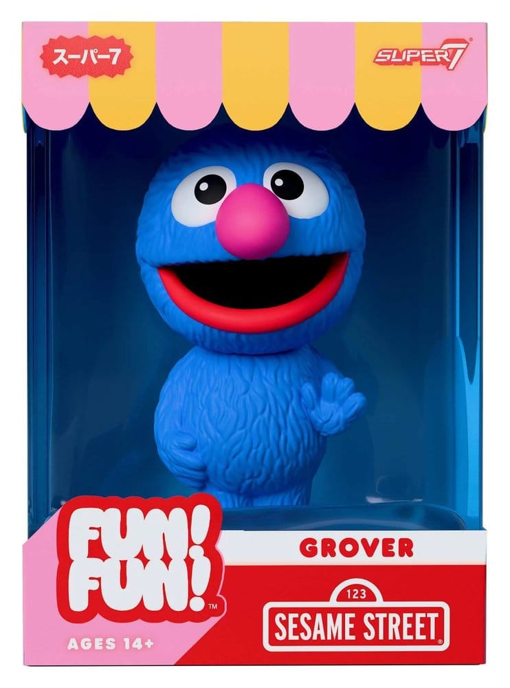 1, Rue Sésame figurine Soft Vinyl Fun! Fun! Vinyl Action Figure Wave 01 - Grover 18 cm