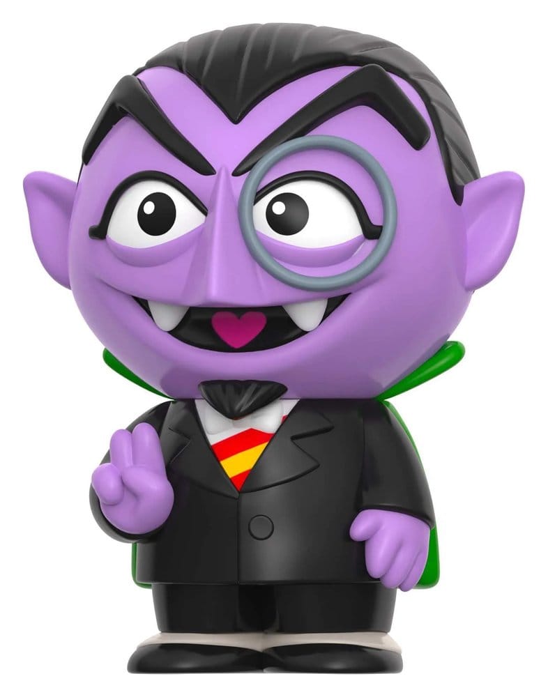 1, Rue Sésame figurine Soft Vinyl Fun! Fun! Wave 01 - Count von Count 18 cm