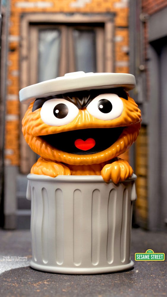 1, Rue Sésame figurine Soft Vinyl FUN! FUN! Oscar the Grouch (Orange) 13 cm