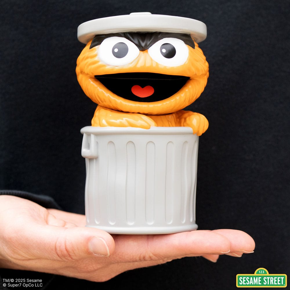 1, Rue Sésame figurine Soft Vinyl FUN! FUN! Oscar the Grouch (Orange) 13 cm
