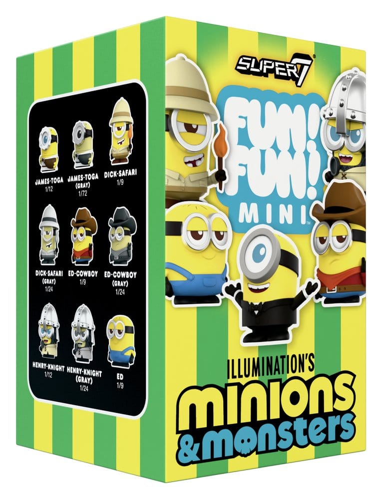 Minions Fun! Fun! figurines mini Wave 01 Minions & Monsters Blind Box Display (9)