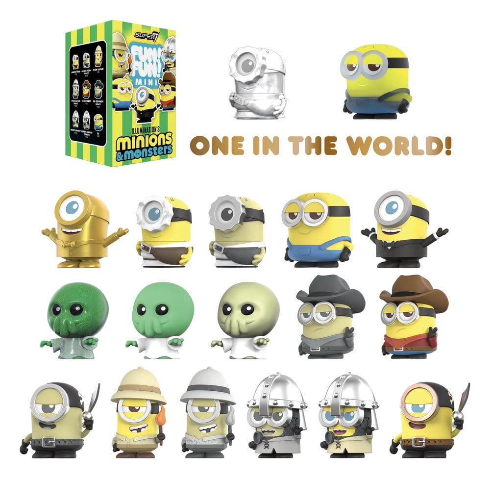 Minions Fun! Fun! figurines mini Wave 01 Minions & Monsters Blind Box Display (9)