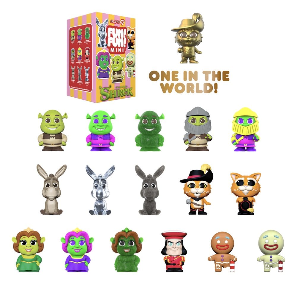Shrek Fun! Fun! figurines mini Wave 01 Blind Box Display (9)