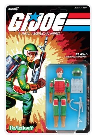 GI Joe Wave 07 figurine ReAction+ Flash (Comic) 10 cm