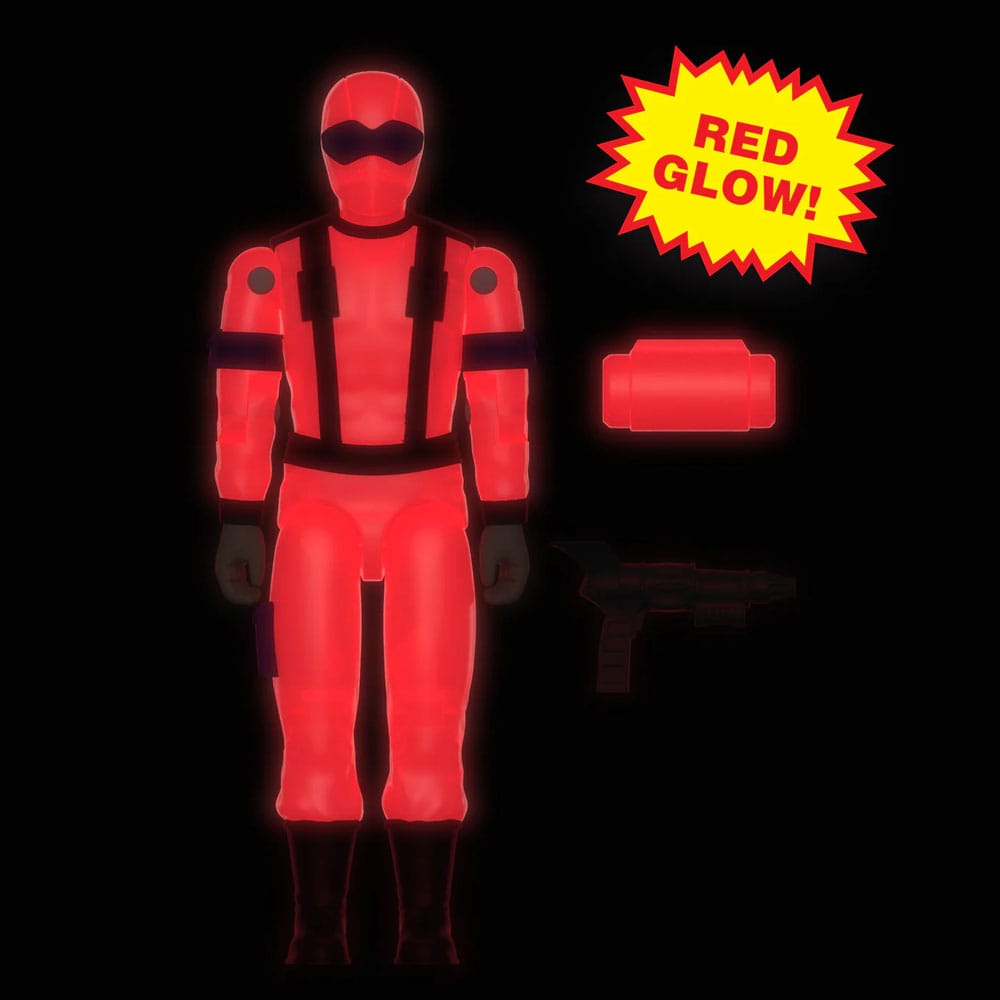 GI Joe Wave 6 figurine ReAction+ Snake Eyes (Red Glow, Crystal Poison) 10 cm