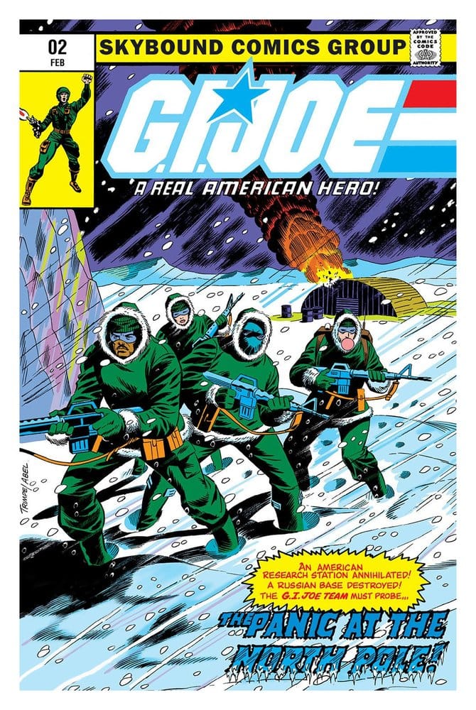 G.I. Joe ReAction+ figurine Snake Eyes (Skybound Comic Box Series, Issue #2)