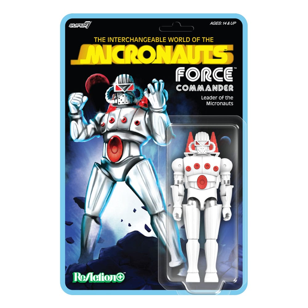 Micronauts figurine ReAction+ Force Commander 9 cm