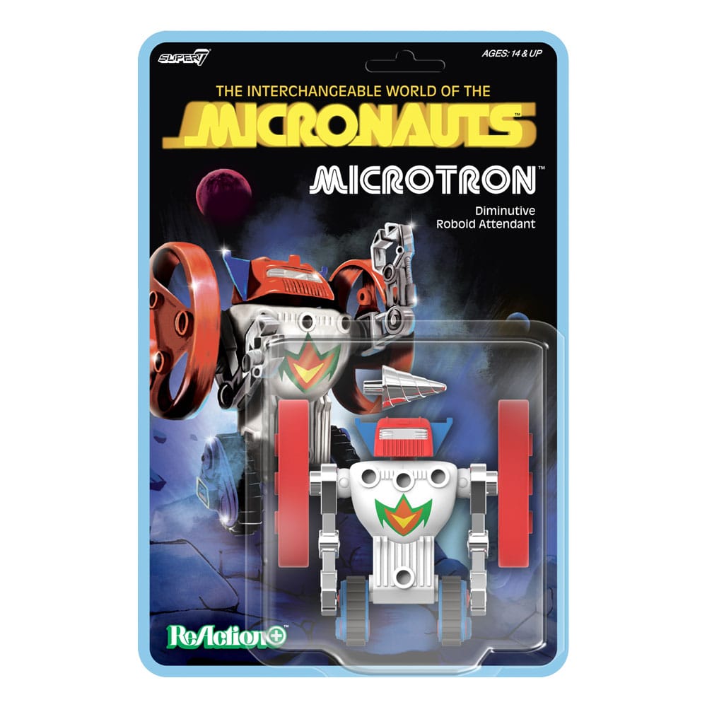 Micronauts figurine ReAction+ Microtron 9 cm