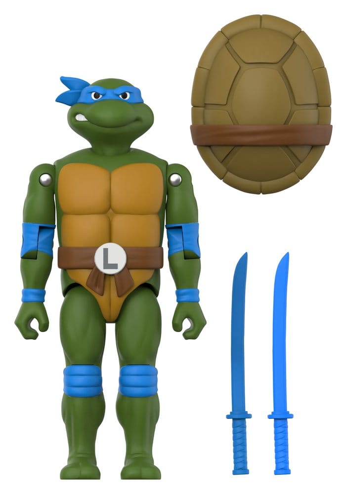 Teenage Mutant Ninja Turtles ReAction+ figurine Wave 02 Leonardo