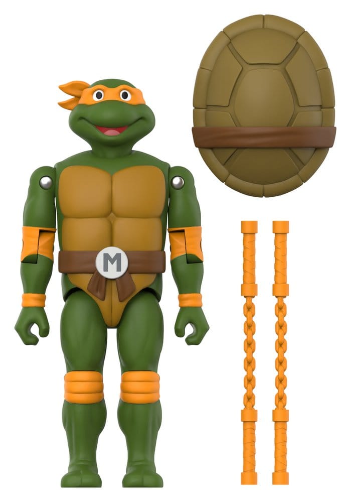Teenage Mutant Ninja Turtles ReAction+ figurine Wave 02 Michelangelo