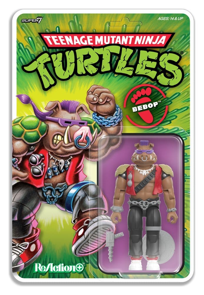 Teenage Mutant Ninja Turtles ReAction+ figurine Wave 02 Bebop