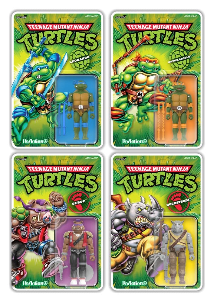 Teenage Mutant Ninja Turtles ReAction+ figurine Wave 02 Rocksteady