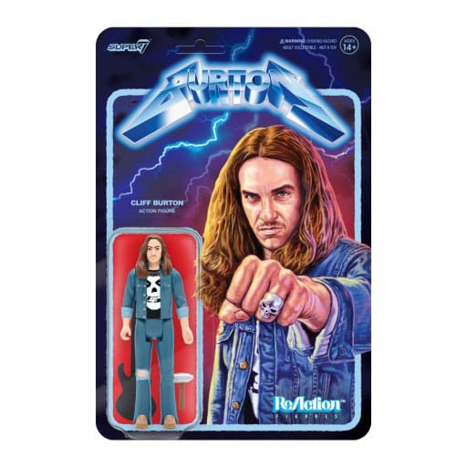 Cliff Burton figurine ReAction Wave 01 Cliff Burton 10 cm