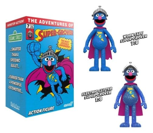 1, rue Sésame ReAction figurine Super Grover (W/Chase)