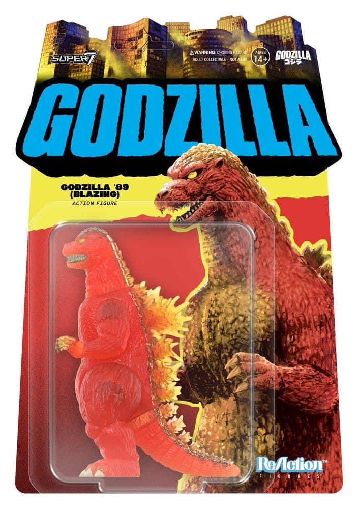 Godzilla Figurines ReAction Toho Wave 09 - Godzilla - 1989 (Blazing) 10 cm