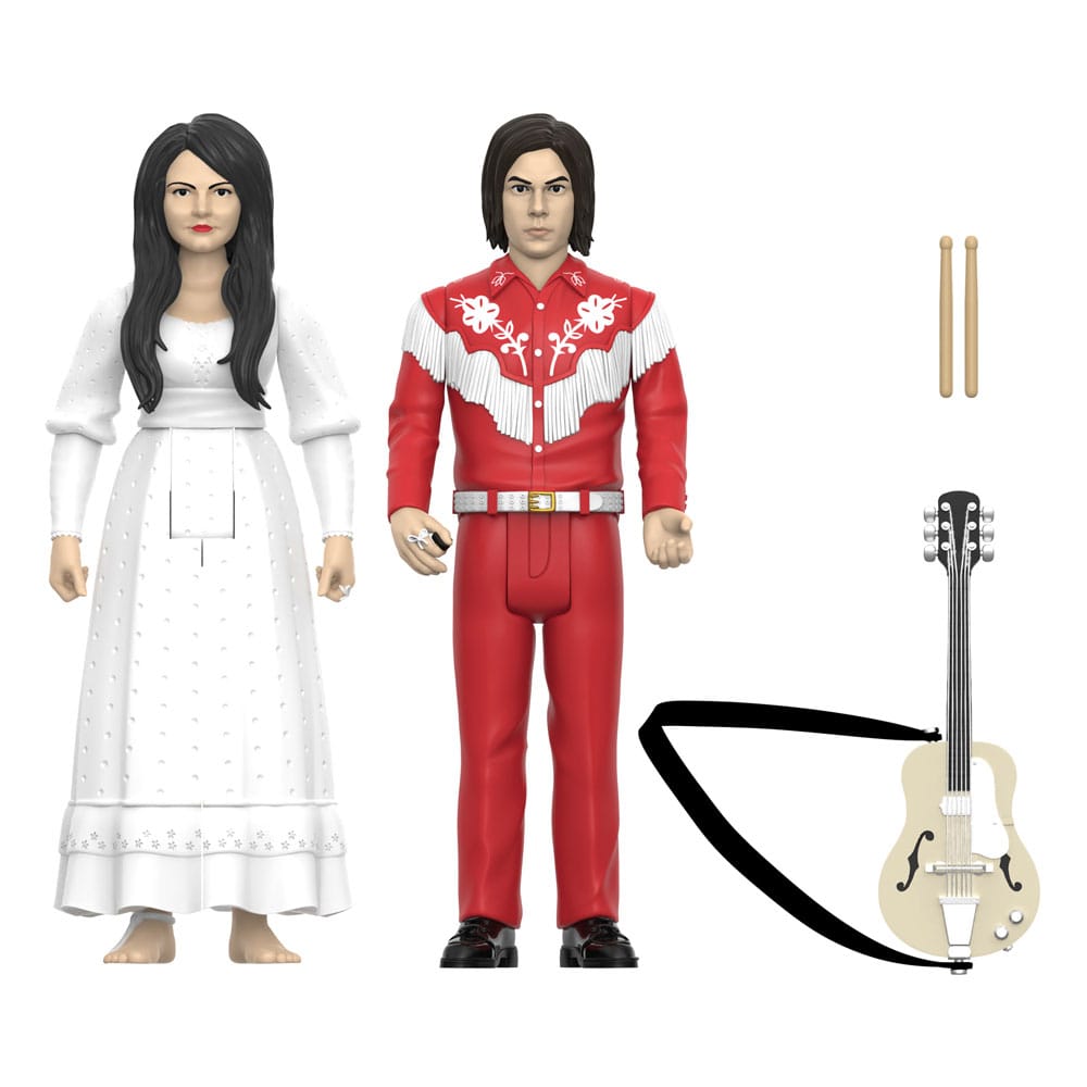 The White Stripes pack 2 figurines ReAction Wave 02 The White Stripes (Elephant) 10 cm