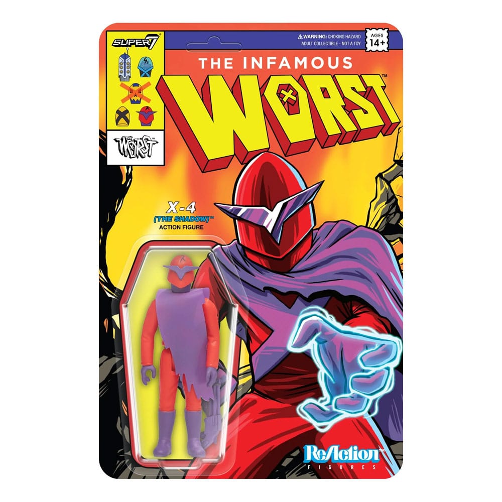 The Worst figurine ReAction Wave 05 Mutant Team X5 The Shadow 10 cm