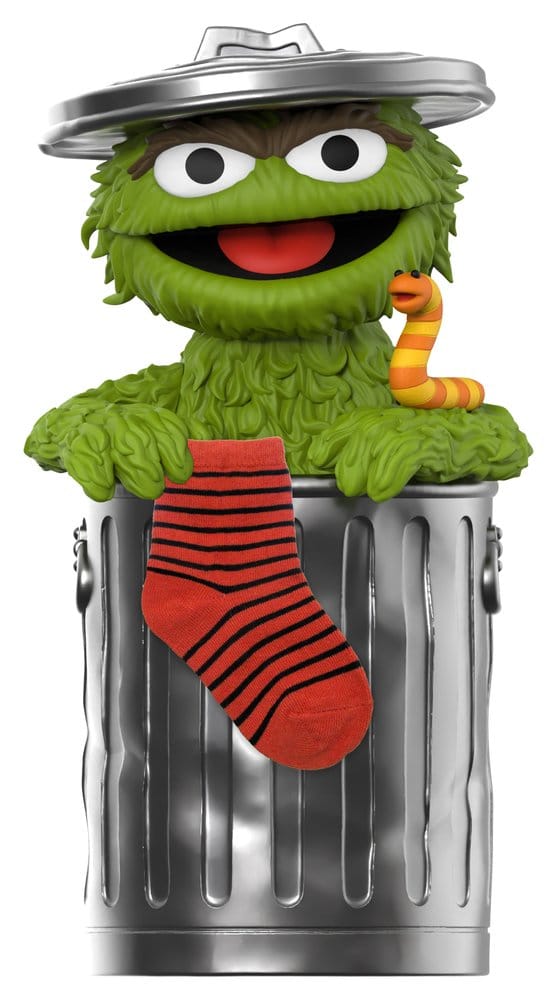 Sesame Street SuperSize Figurine en vinyle Oscar The Grouch