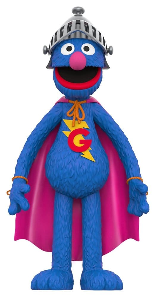1, Rue Sésame figurine Supersize Vinyl - Super Grover 36 cm