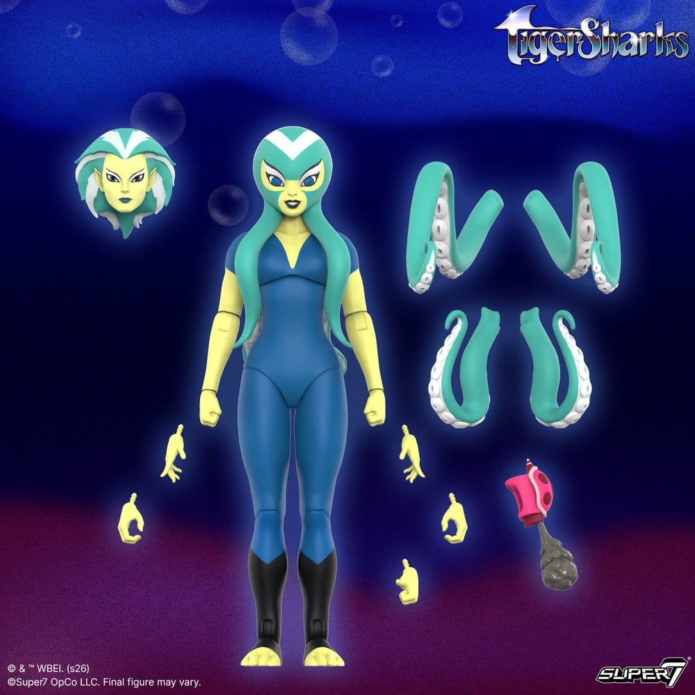 TigerSharks figurine Ultimates Wave 01 Octavia (Hybrid) 18 cm