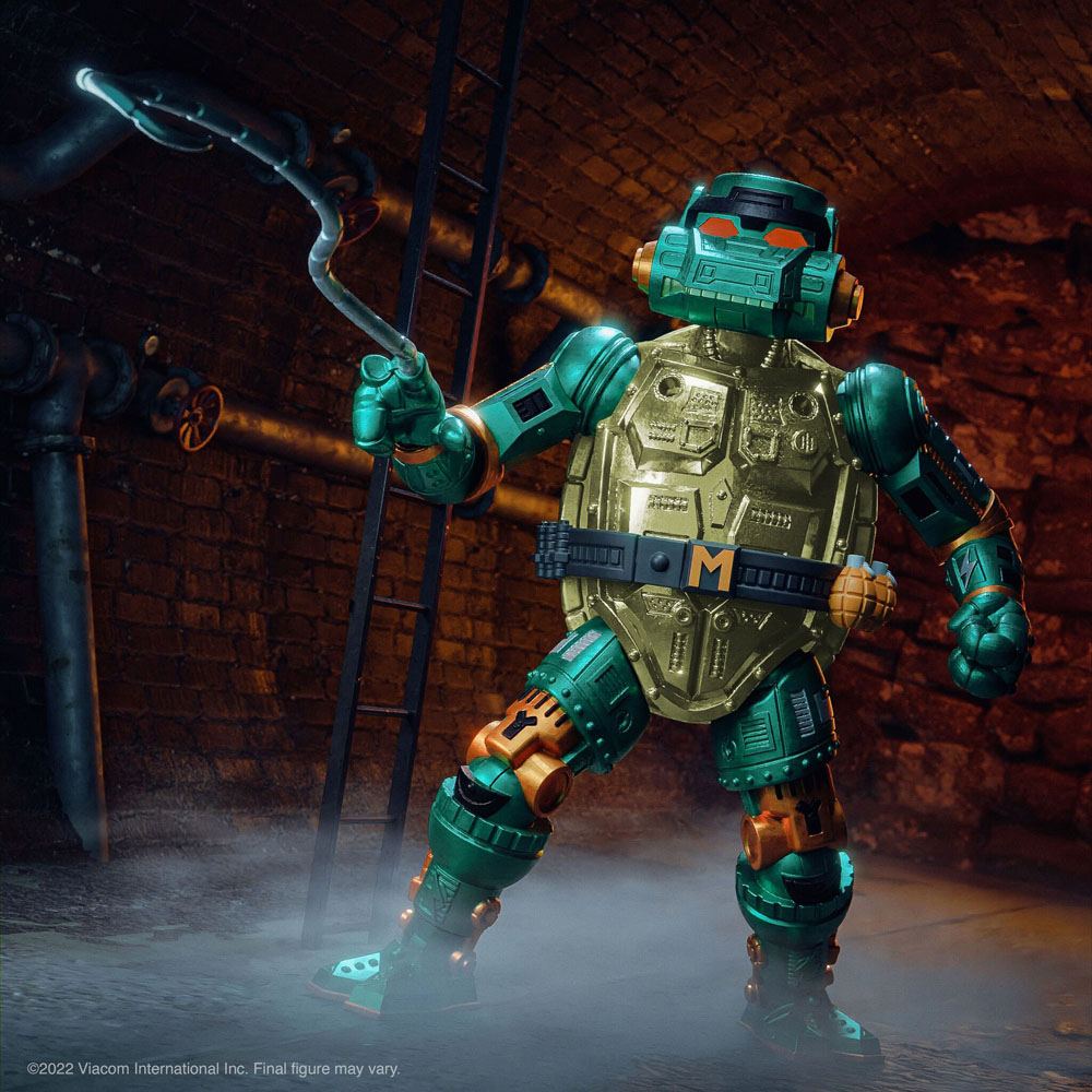 Les Tortues ninja figurine Ultimates Warrior Metalhead Michelangelo 18 cm