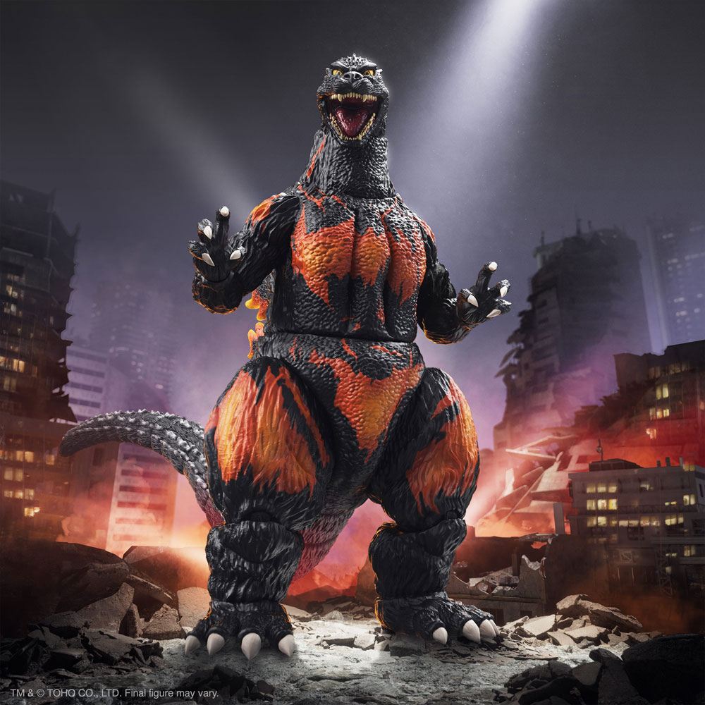Toho figurine Ultimates Burning Godzilla 1995 20 cm