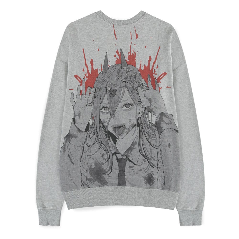 Chainsaw Man Sweater Power Grey Melange (L)