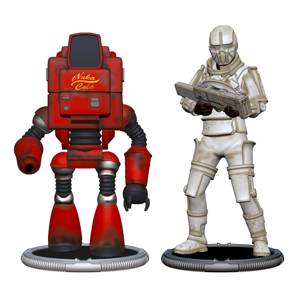 Fallout pack 2 figurines Set B Nukatron & Synth 7 cm