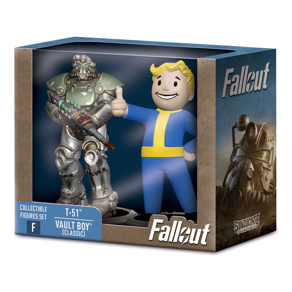 Fallout pack 2 figurines Set F Raider & Vault Boy (Strong) 7 cm