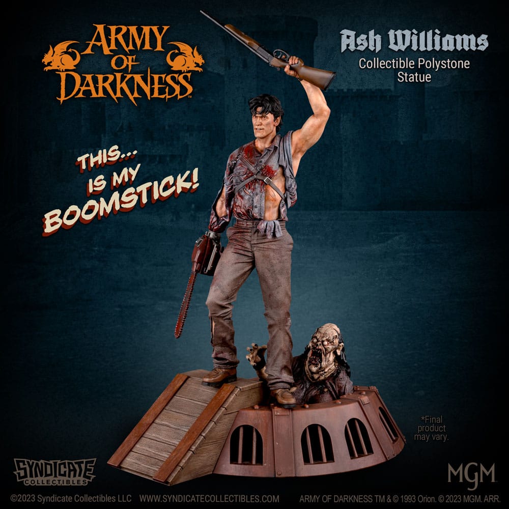 L'Armée des Ténèbres statuette 1/4 Ash Williams 70 cm
