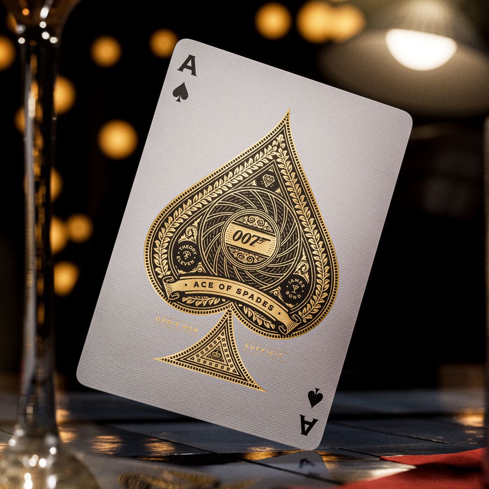 James Bond Box Set cartes à jouer James Bond Gold Edition