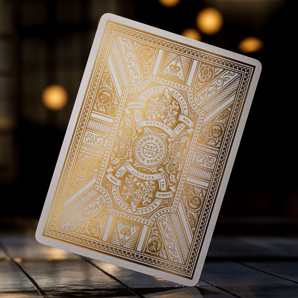 James Bond Box Set cartes à jouer James Bond Gold Edition