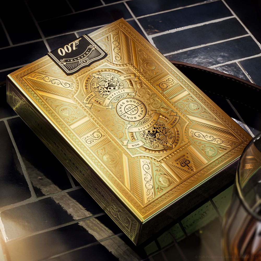 James Bond Box Set cartes à jouer James Bond Gold Edition