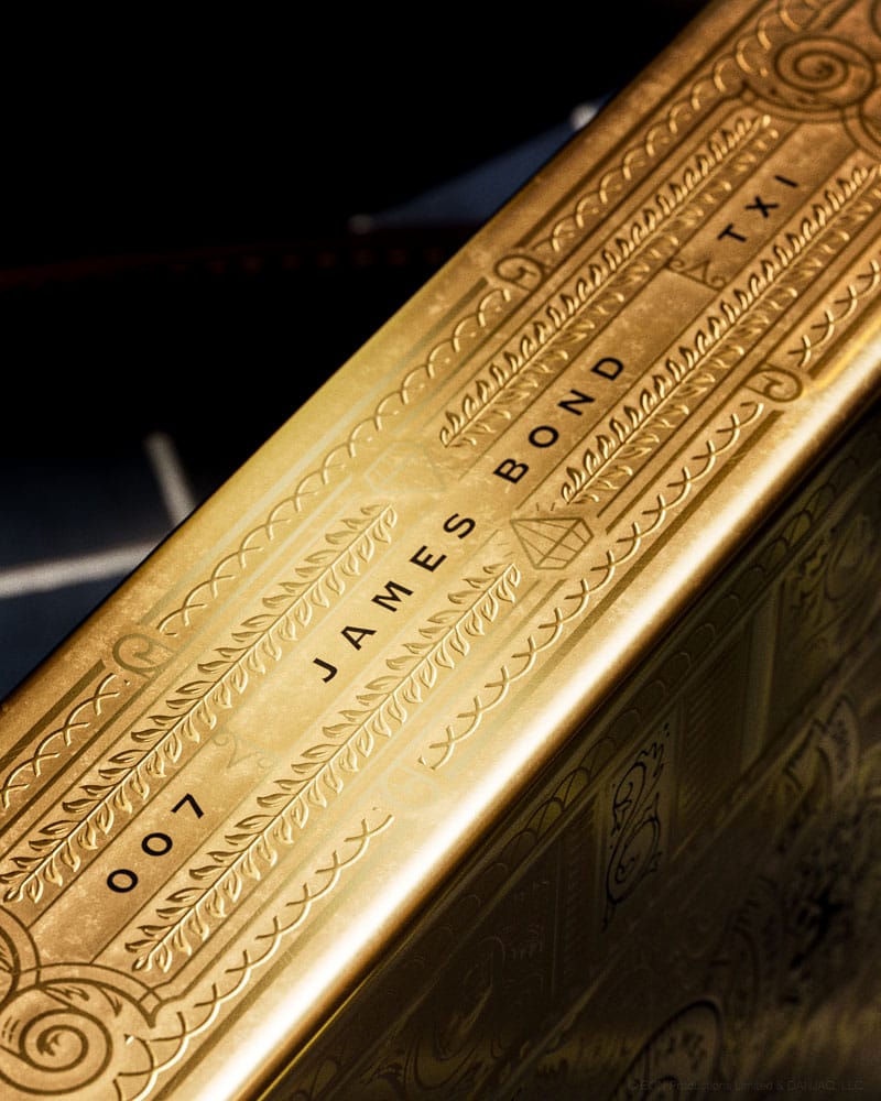 James Bond Box Set cartes à jouer James Bond Gold Edition