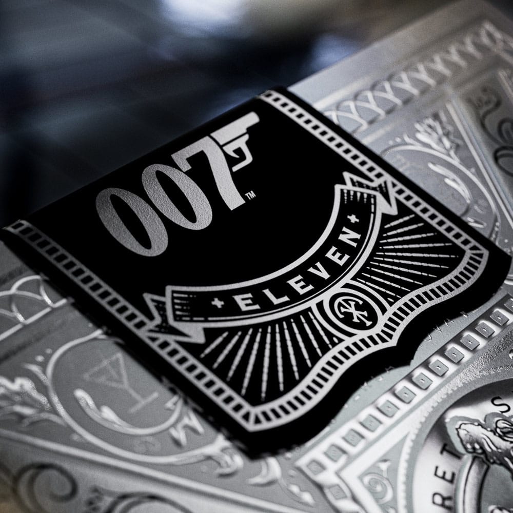James Bond jeu de cartes à jouer Silver Edition