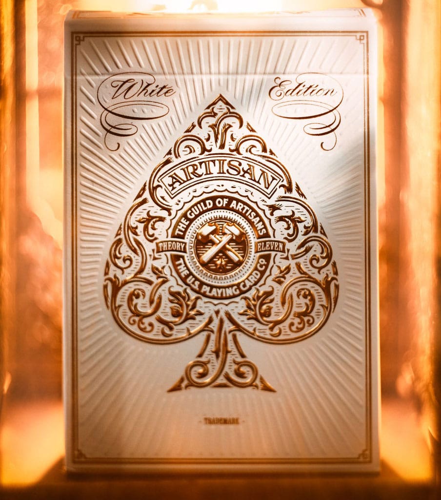Artisan jeu de cartes à jouer White